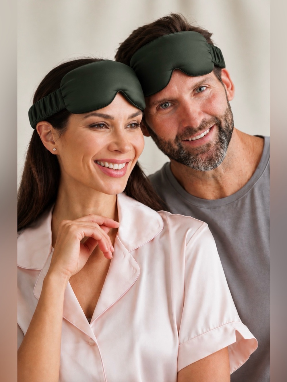 Vegan Silk ( 100% Viscose ) Sleep Mask Soft Padded Eye Mask Unisex Size M New